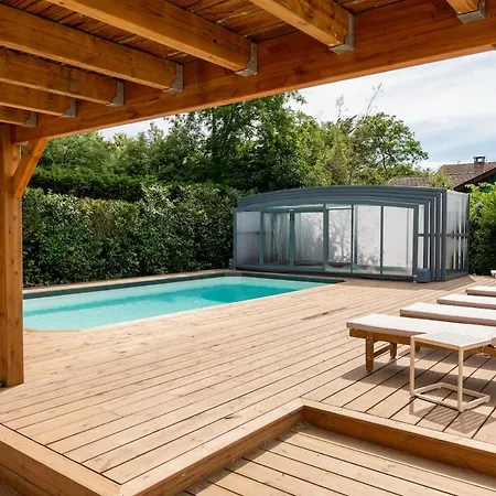 Villa Les Terrasses Du Bassin-la Hume- Piscine Chauffée 6 à Pied